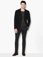 John Varvatos Linen & Virgin Wool Pick Stitch Jacket