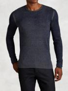 John Varvatos Silk Cashmere Crewneck Sweater
