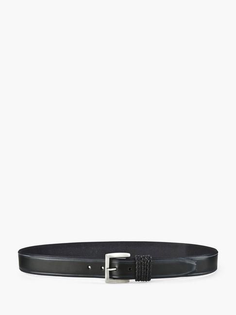 John Varvatos Edged Leather Belt