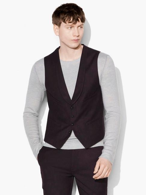 John Varvatos Virgin Wool Vest