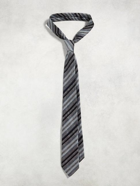 John Varvatos Contrast Stripe Skinny Tie
