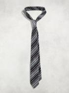 John Varvatos Contrast Stripe Skinny Tie