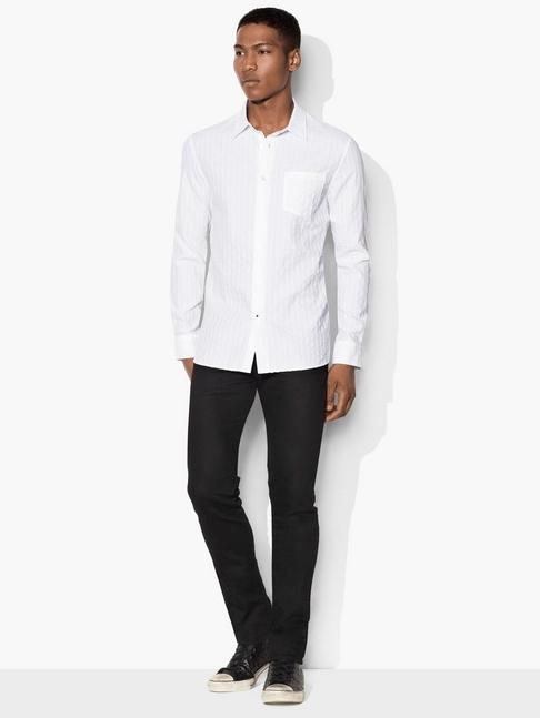 John Varvatos Ticking Stripe Shirt