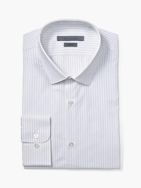 John Varvatos Trim Fit Dress Shirt W/stella Collar  Size: 15.5r