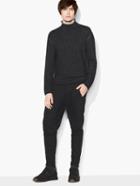 John Varvatos Roll Neck Sweater Black Size: M