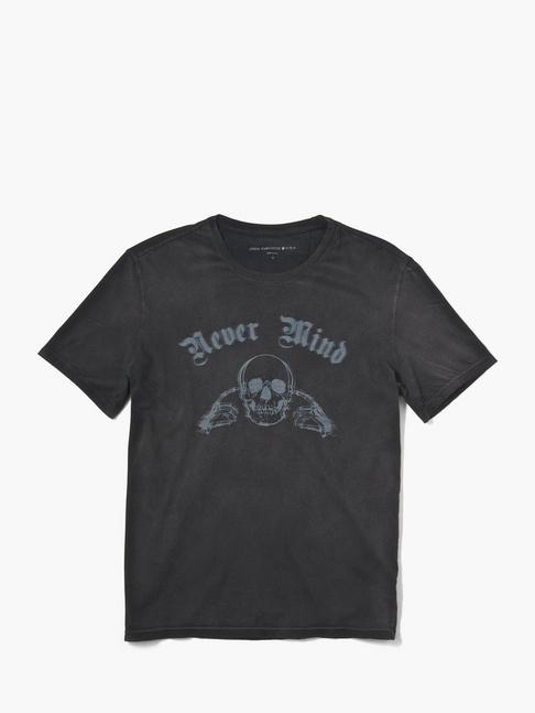 John Varvatos Never Mind Skull Wings Graphic Tee