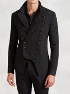 John Varvatos Wool-blend Multi Button Jacket