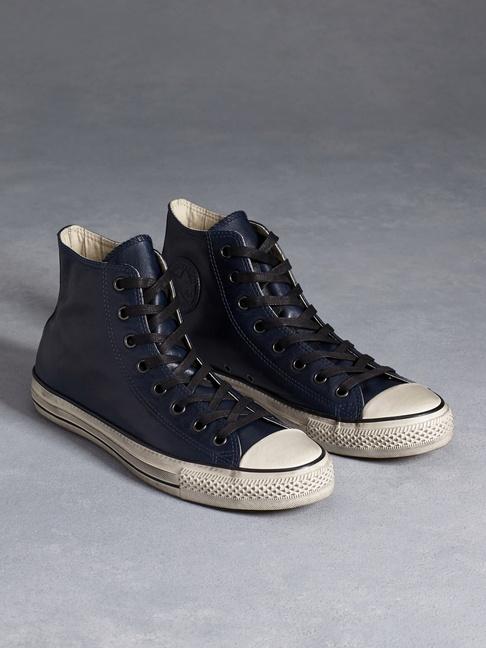 John Varvatos Chuck Taylor Burnished Leather High Top