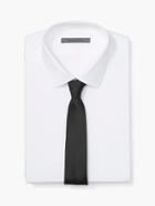 John Varvatos Solid Skinny Tie Black