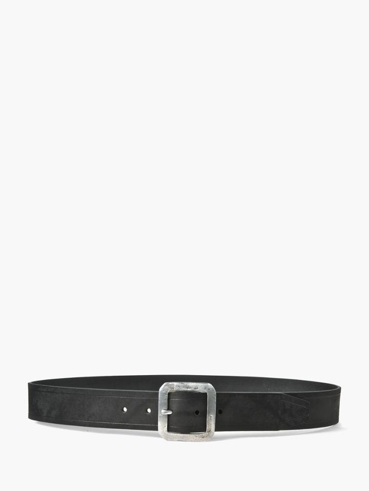 John Varvatos Flat Strap Belt Black Size: 34