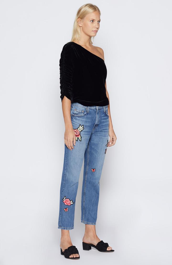 Joie Josie Embroidered Jeans