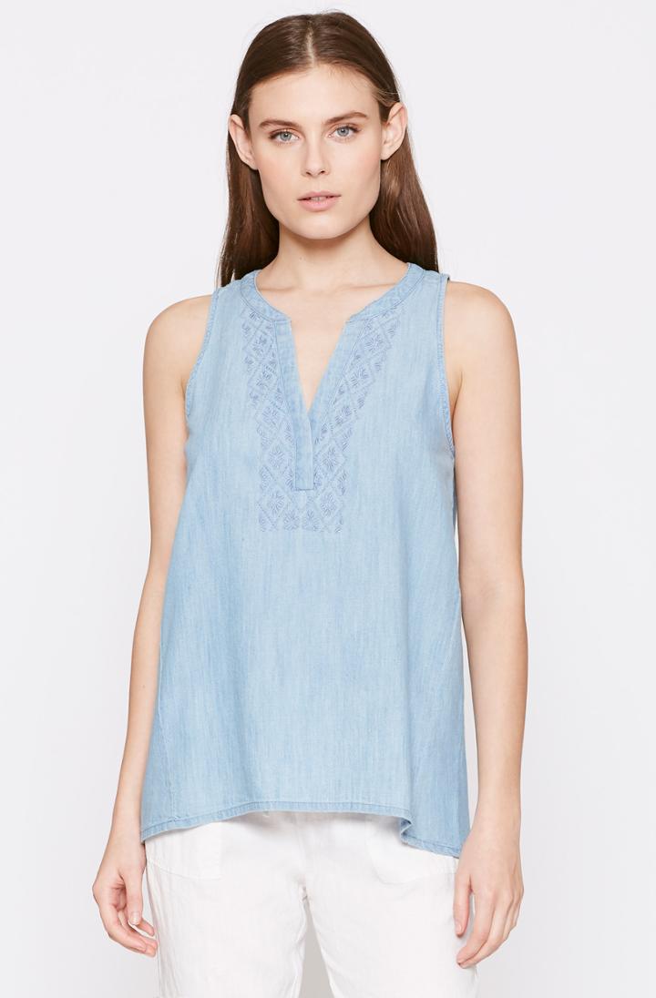 Joie Kerryn Chambray Top