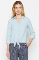 Joie Crysta Chambray Top
