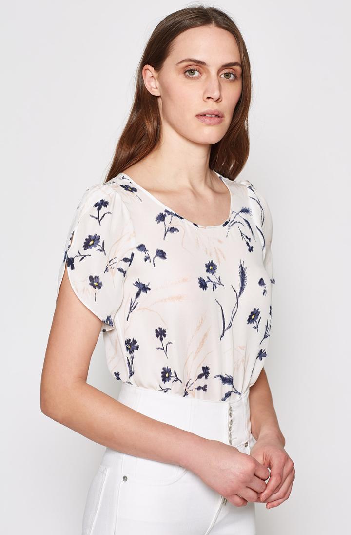 Joie Wira Silk Floral Top