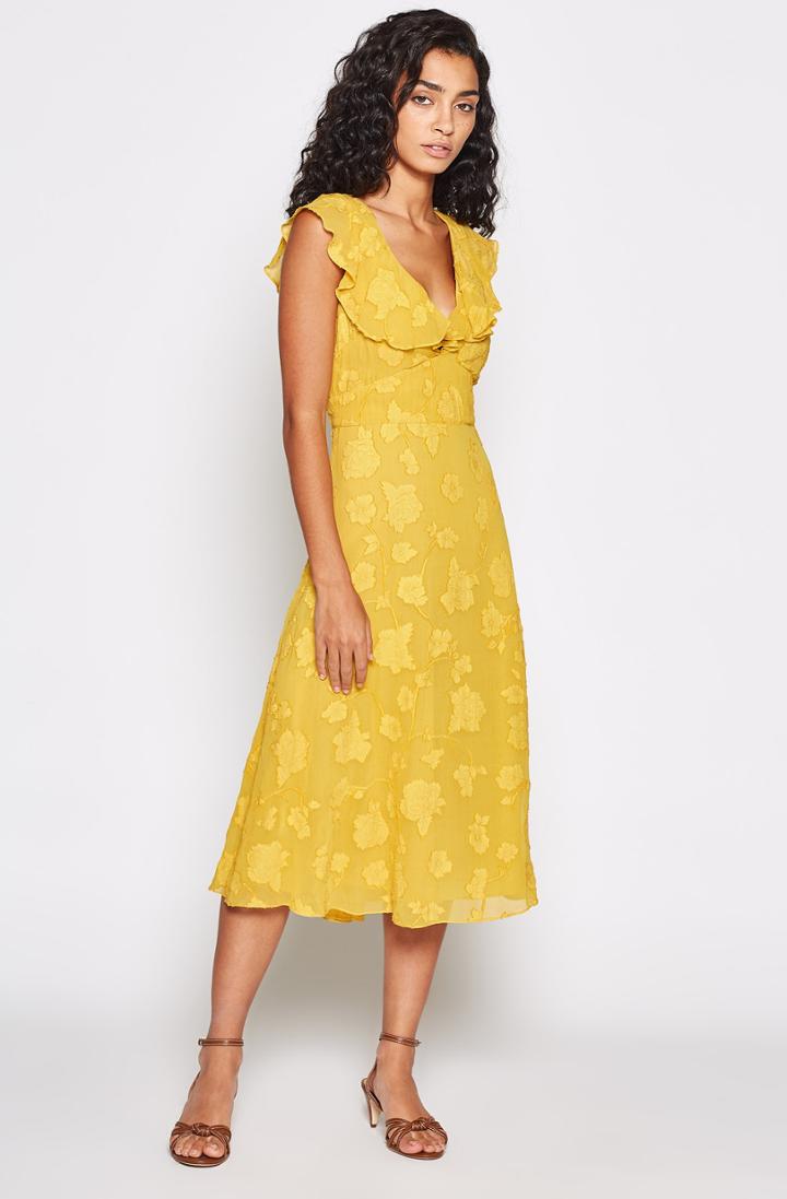 Joie Adella Floral Ruffled Dress
