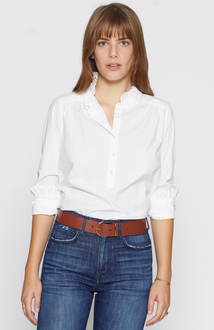 Joie Reka Poplin Top