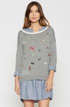 Joie Eloisa B Embroidered Sweater
