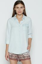 Joie Onyx Chambray Top
