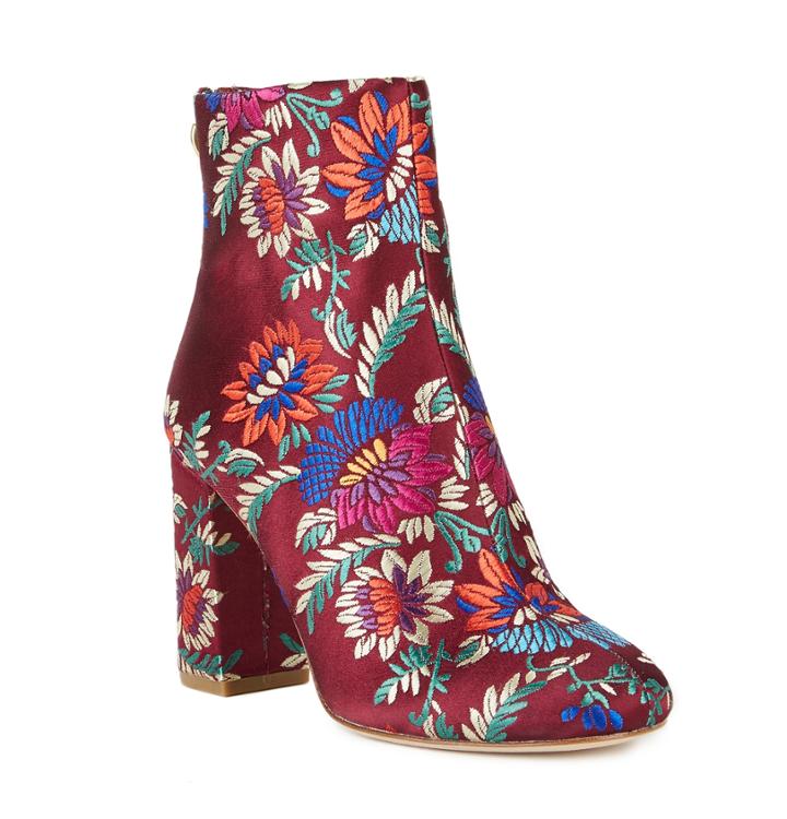 Joie Saleema Embroidered Bootie