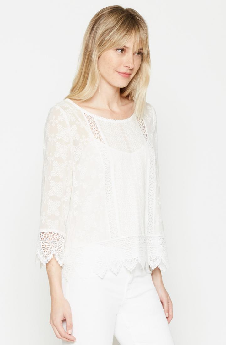 Joie Hadlee Lace Top