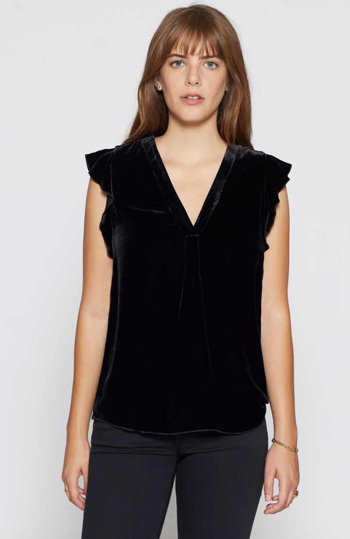 Joie Jentri Velvet Top