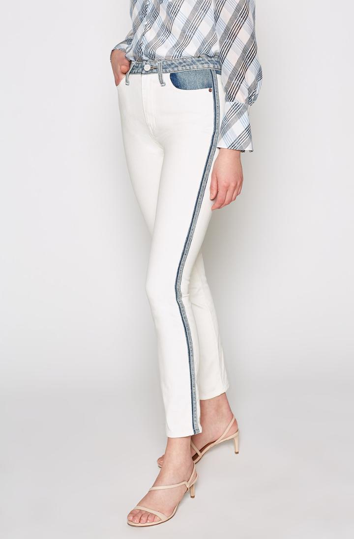 Joie Gracelyn Two-tone Skinny Jeans
