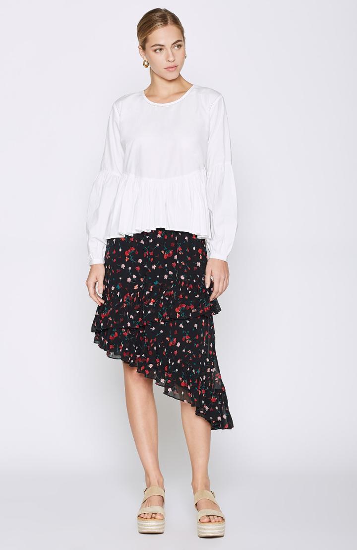 Joie Gorowen Silk Skirt