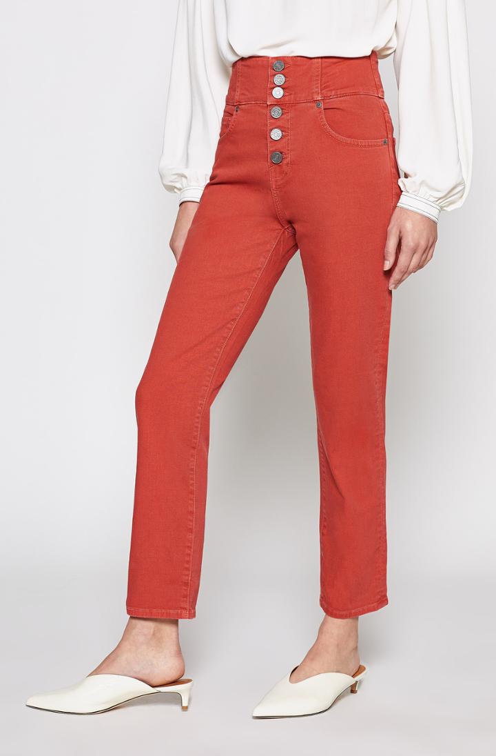 Joie Laurelle High-waist Button Fly Jeans