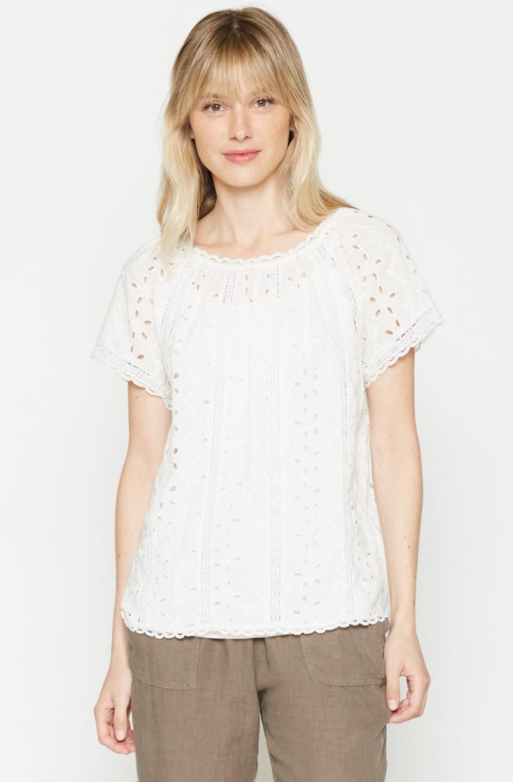 Joie Teegan Eyelet Top