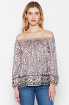Joie Bamboo B Silk Off-the-shoulder Top