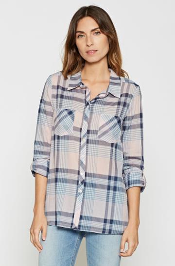 Joie Lilya Plaid Top