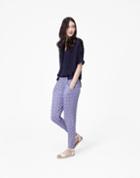 Joules Clothing Us Joules Sutton Jersey Trouser - Pool Blue Geo