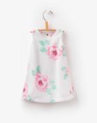 Joules Clothing Us Joules Bunty Woven Dress And Bottoms Set - Bright White Floral