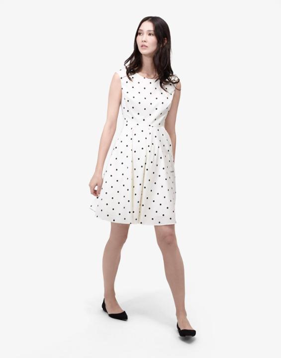 Joules Clothing Us Joules Amelie Woven Dress - Black Spot