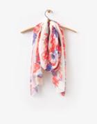 Joules Clothing Us Joules Wensley Woven Scarf - Cream Rose Invite Floral