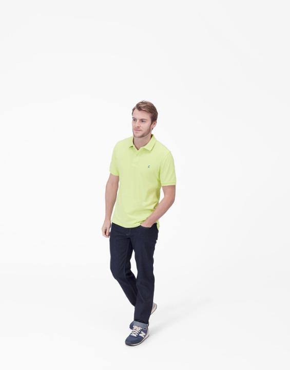 Joules Clothing Us Joules Woody Classic Fit Polo Shirt - Neon Lime