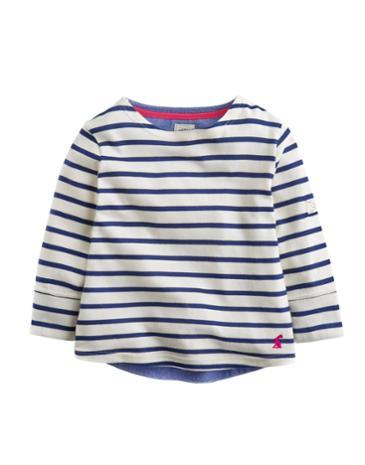 Joules Clothing Us Joules Jnr Laura Breton Stripe Top - Creme Stripe