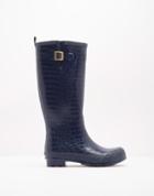 Joules Clothing Us Joules Textured Rain Boots - French Navy
