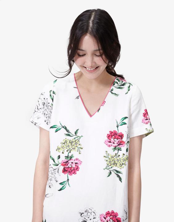 Joules Clothing Us Joules Kate Woven Dress - Cream Floral
