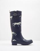 Joules Clothing Us Joules Wellyprint Printed Wellies - Navy Horse