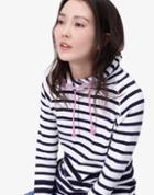Joules Clothing Us Joules Marlston Luxe Sweatshirt - Soft Navy Stripe
