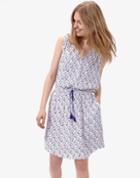 Joules Clothing Us Joules Savannah Gather Tie Dress - Bright White Shell