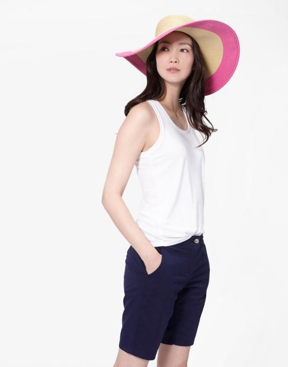Joules Clothing Us Joules Mandy Wide Brimmed Sun Hat - True Pink