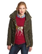 Joules Clothing Us Joules Holthorpe Womens Padded Jacket - Everglade Green