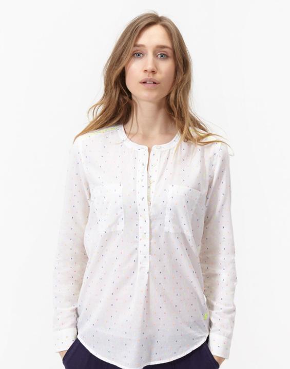 Joules Clothing Us Joules Charlie Pop Over Shirt - Rainbow Dobby