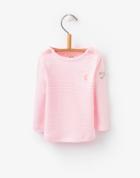 Joules Clothing Us Joules Marina Jersey Top - Neon Coral Stripe