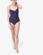 Joules Clothing Us Joules Delphine One Piece Swimsuit - Navy Spot