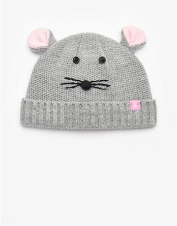 Joules Clothing Us Joules Amie Knitted Hat - Mouse