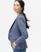 Joules Clothing Us Joules Bronte Tweed Blazer - Indigo Tweed