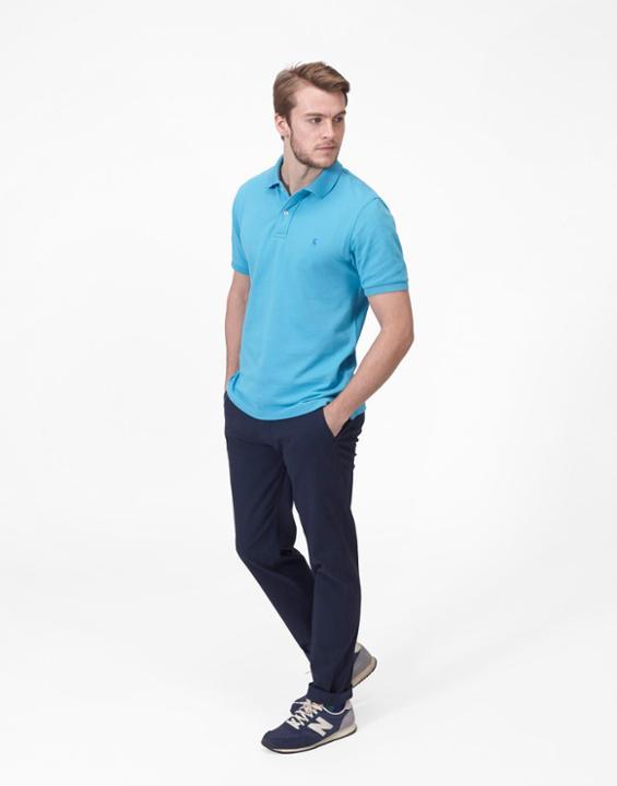 Joules Clothing Us Joules Woody Classic Fit Polo Shirt - Turquoise